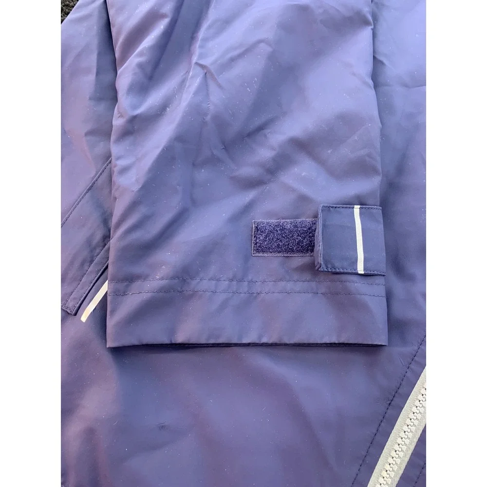 Port Authority Coast Tours Lightweight Hooded Windbreaker‎ Jacket Men's L Blue